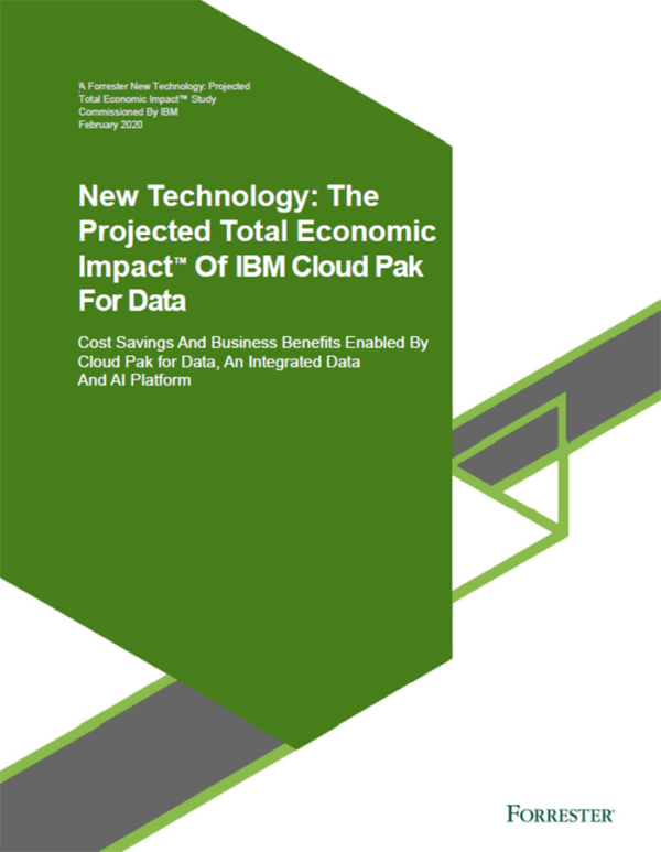 The Projected Total Economic Impact Of IBM Cloud Pak For Data